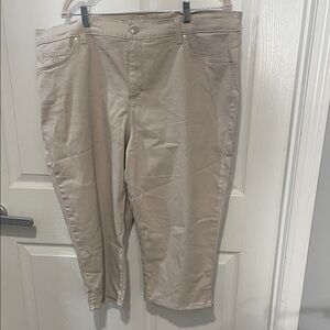 Gloria Vanderbilt Women's Tan Ankle Jeans